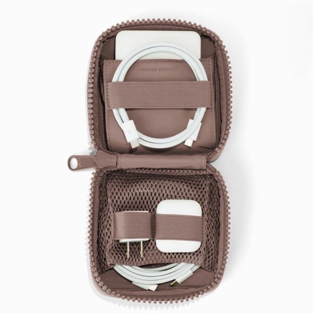 Dagne Dover Arlo Neoprene Tech Organizer in Dune